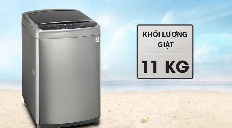Khối lượng giặt - Máy giặt LG Inverter 11 kg T2311DSAL Khối lượng giặt - Máy giặt LG Inverter 11 kg T2311DSAL
