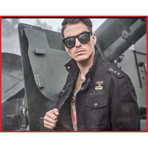 Áo khoác nam, Áo khoác lính mỹ Army, chất liệu vải cao cấp, phong cách thời thượng - Free size