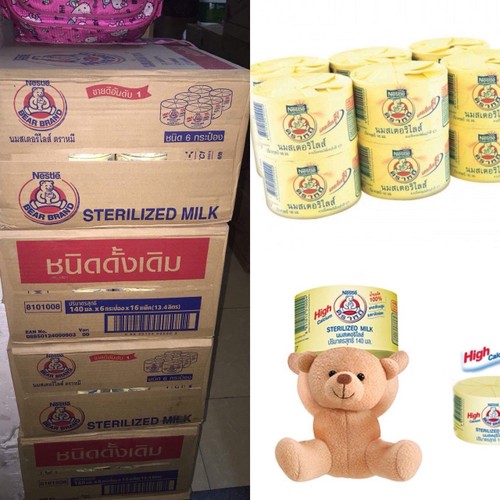 Bộ 12 Sữa Gấu Nestle Thái Lan 140ml