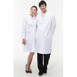 Áo bác sĩ nam nữ dài tay – Vải lon Mỹ – SP248