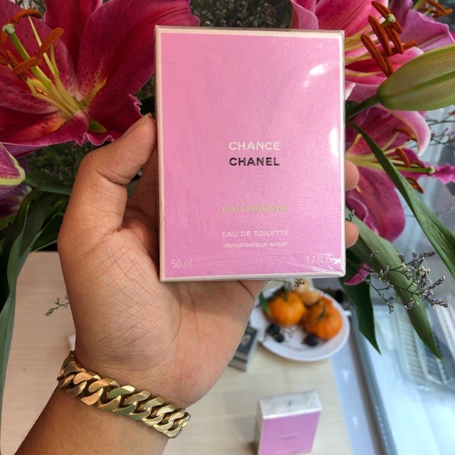 Nước hoa Nữ CHANEL CHANCE Eau FRAICHE (chance xanh) chai 50ml Eau De Toilet
