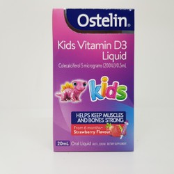 OSTELIN KIDS VITAMIN D3 200iu 20ml cho bé từ 6 tháng đến 12 tuổi