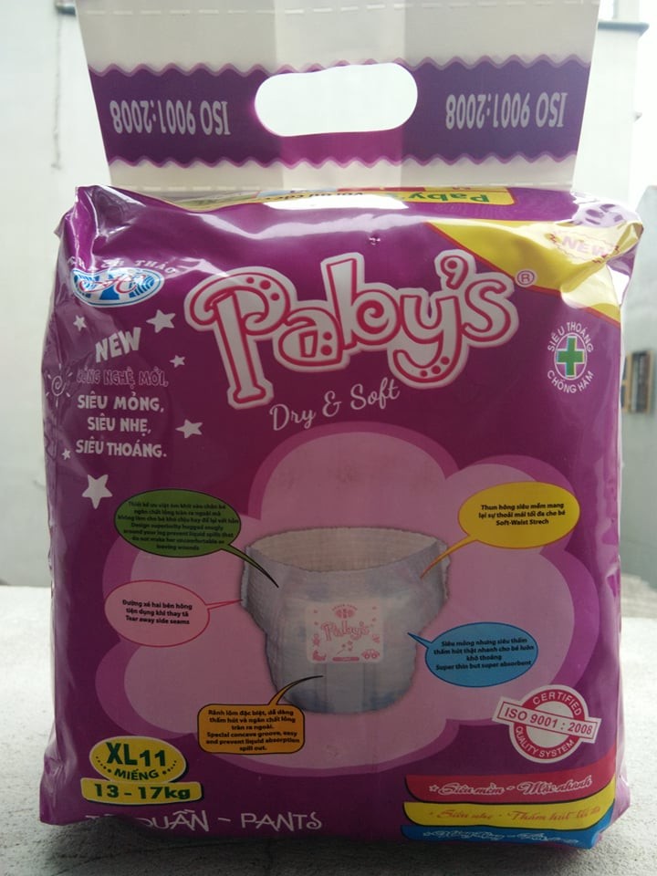 Hình ảnh Giảm giá tã Pabys 100 miếng tã quần cỡ XL cho bé 13-17kg. Hình ảnh Giảm giá tã Pabys 100 miếng tã quần cỡ XL cho bé 13-17kg.