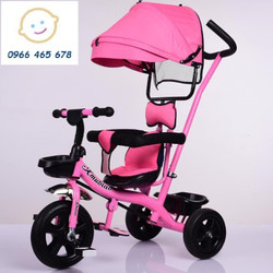 Xe Đẩy 3 Bánh Cho Bé Có Mái Che - Hàng Cao Cấp