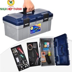 Hộp đựng dụng cụ đựng đồ nghề lớn 435*235*195 mm Hiệp Thành 412 HI