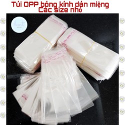 1Kg Bao OPP – Túi bóng kính dán miệng size nhỏ 4-5-6-7 – OPPS