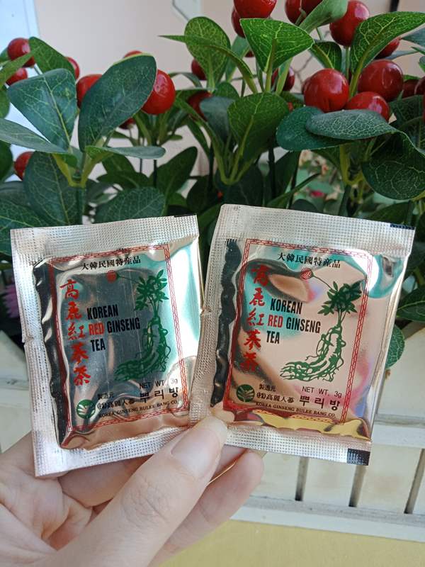 Hộp 100 gói Trà Hồng sâm Hàn Quốc vàng Buleebang - Trà sâm vàng hộp 100 gói