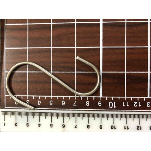 Compo 10 móc treo chữ S bằng thép không gỉ