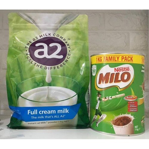 Combo Cặp Sữa Milo Úc - A2 Úc