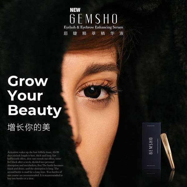 Serum Dưỡng Mọc Mi Gemsho 3ml - Mỹ