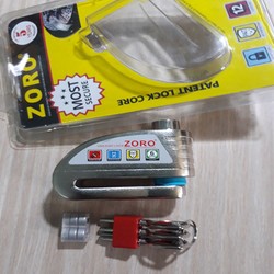 khóa đĩa chống trộm zoro - khóa chống trộm [Được kiểm hàng] KĐ-002