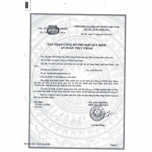 VIÊN NGẬM HO NAM DƯỢC