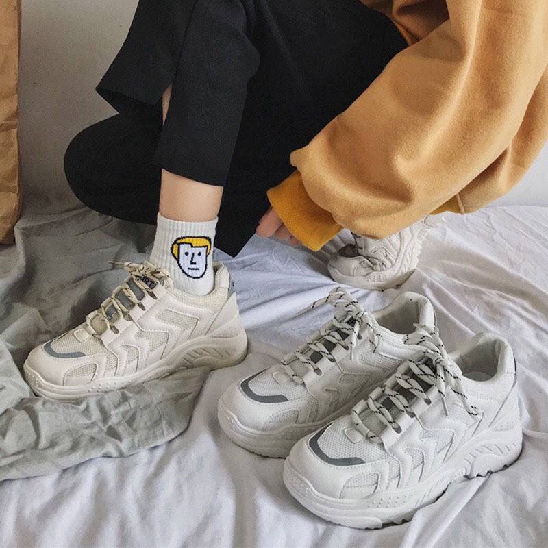 Giày sneaker nữ đế thô siêu chất