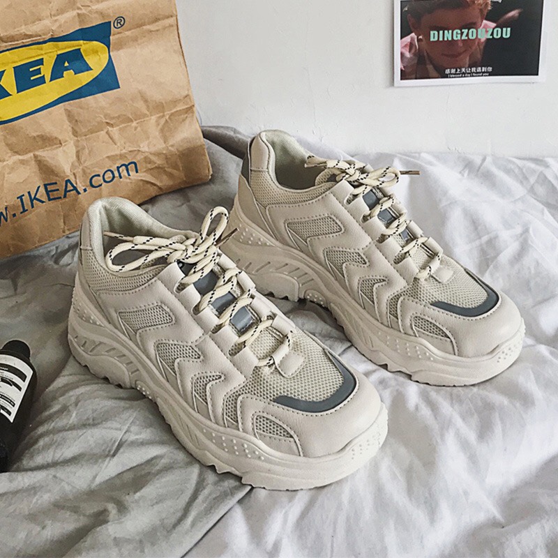 Giày sneaker nữ đế thô siêu chất