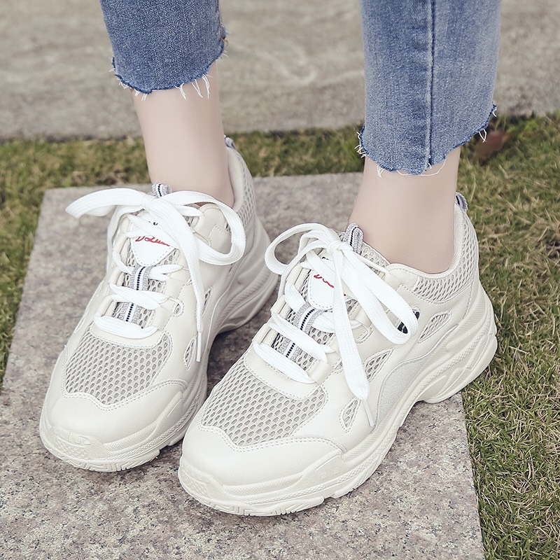 Giày sneaker nữ đế thô siêu chất