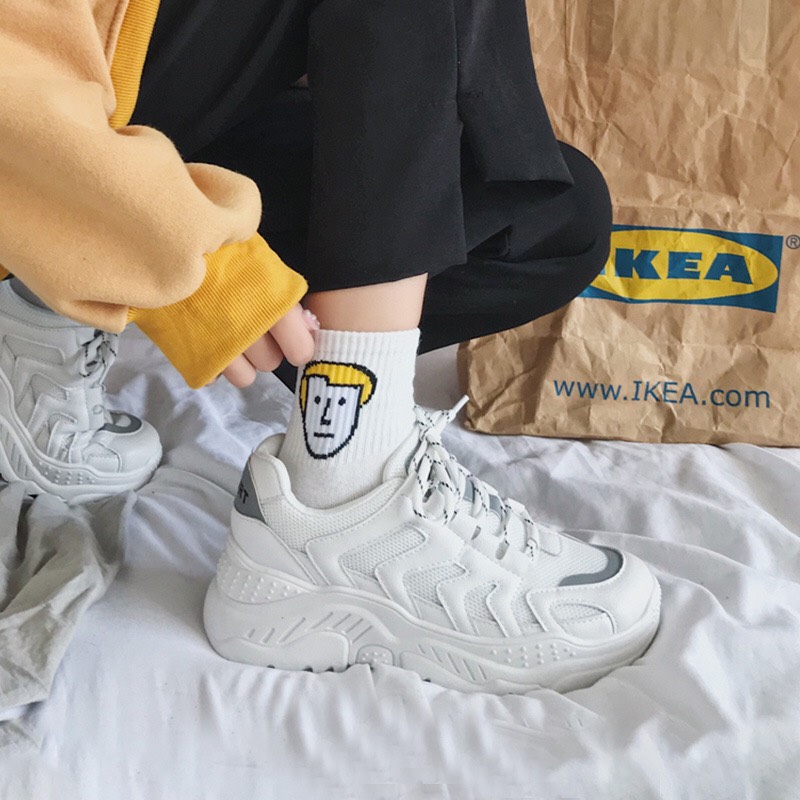 Giày sneaker nữ đế thô siêu chất