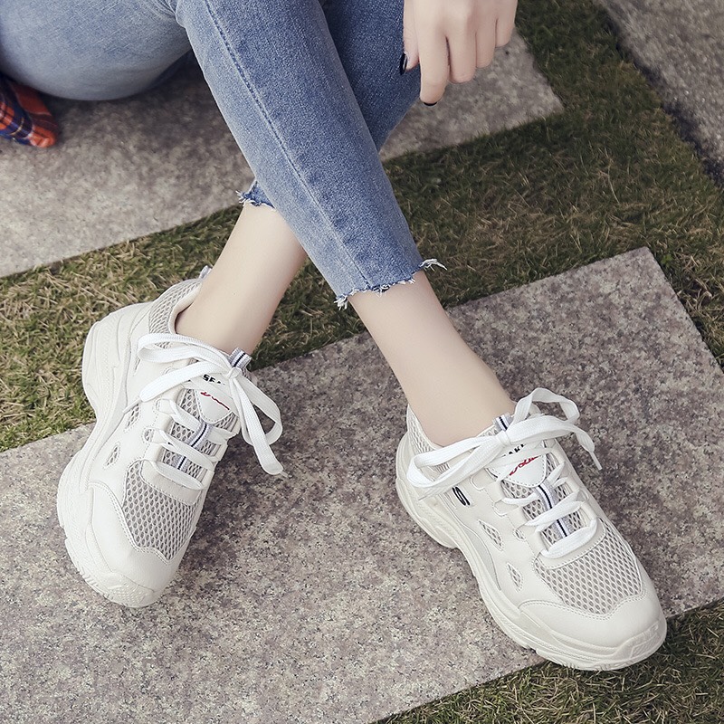 Giày sneaker nữ đế thô siêu chất