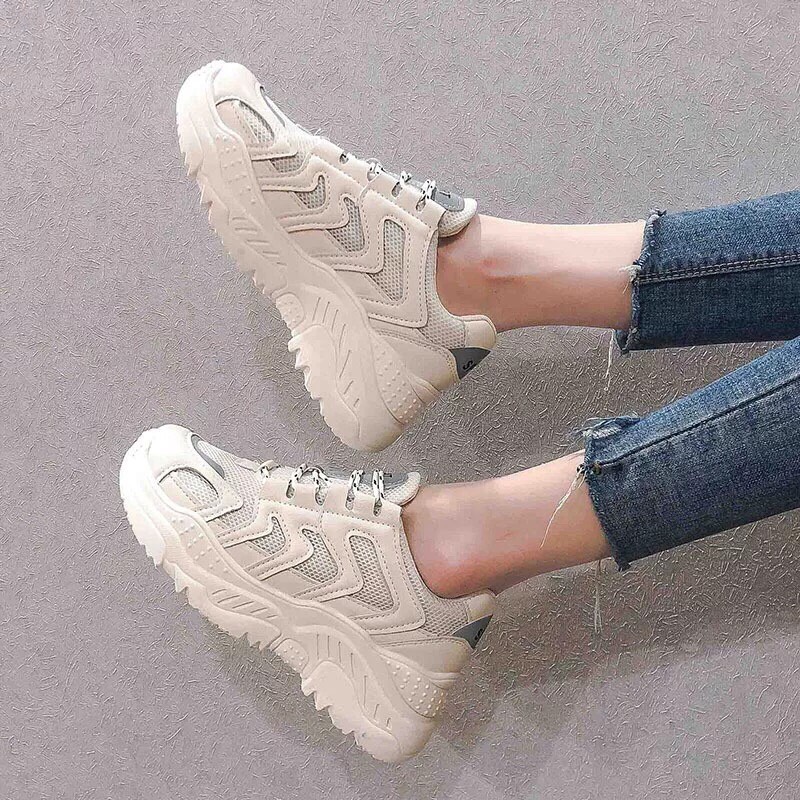 Giày sneaker nữ đế thô siêu chất