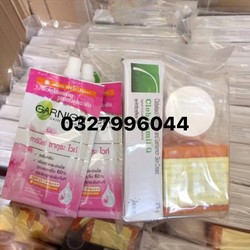 BÔ 5 món trị nám tàn nhang Clobetamil G thái lan TEM VÀNG