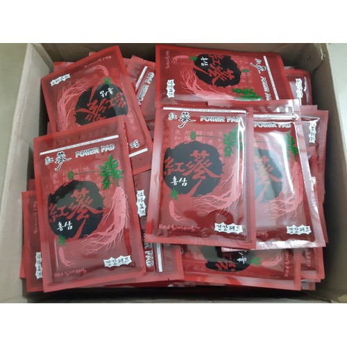 Combo 10 bịch cao dán sâm đỏ POWER PAD hàng cao cấp