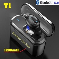 Tai nghe T1 bluetooth 5.0 - Kết nối cùng lúc 2 điện thoại