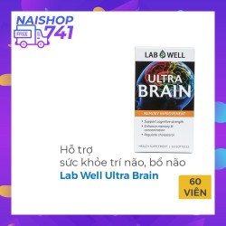 Thực Phẩm chức năng giúp trí não phát triển tốt hơn Lab Well Ultra Brain - 60 viên