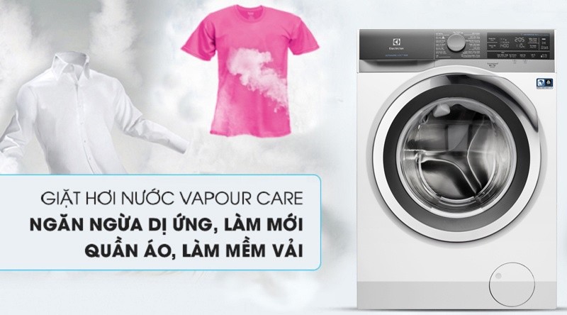Máy giặt Electrolux Inverter 11 kg EWF1142BEWA - công nghệ hơi nước Vapour Care Máy giặt Electrolux Inverter 11 kg EWF1142BEWA - công nghệ hơi nước Vapour Care