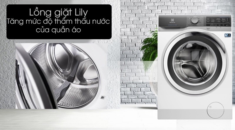 Máy giặt Electrolux Inverter 11 kg EWF1142BEWA - lồng giặt Lily Máy giặt Electrolux Inverter 11 kg EWF1142BEWA - lồng giặt Lily