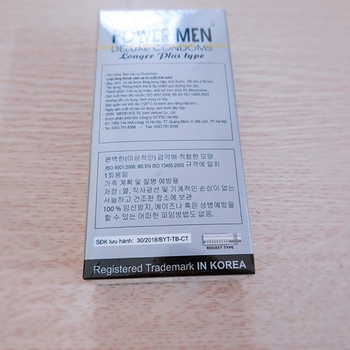 Bao Cao Su Powermen Cá Ngựa Xám Hộp 12 Chiếc