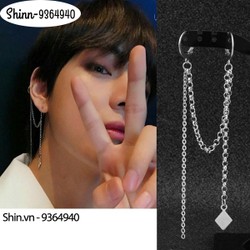 Khuyên tai nam - khuyên nam BTS - bông tai Unisex - khuyên vành titan không gỉ Khuyên tai nam - khuyên nam BTS - bông tai Unisex - khuyên vành titan không gỉ
