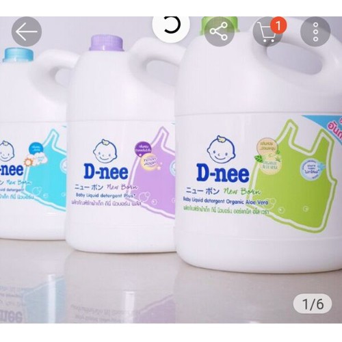 NƯỚC  GIẶT DNEE THÁI LAN 3L MÀU XANH LÁ