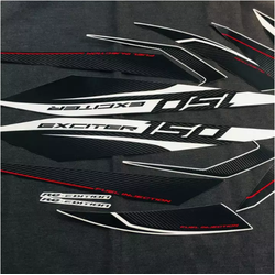 BỘ TEM RỜI 3 LỚP CỰC ĐẸP DÀNH CHO XE YAMAHAA EXCITER 2017 RC EDITION TRẮNG ĐEN SỌC ĐỎ , có 3 màu lựa chọn nhé BỘ TEM RỜI 3 LỚP CỰC ĐẸP DÀNH CHO XE YAMAHAA EXCITER 2017 RC EDITION TRẮNG ĐEN SỌC ĐỎ , có 3 màu lựa chọn nhé