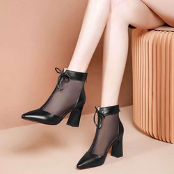 Bốt lưới cao cấp siêu sang có đen và sữa