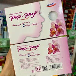>> SO SÁNH GIÁ BÔNG TRANG ĐIỂM POPPUF 2 CÔNG DỤNG 100 MIẾNG | Shopee Lazada Sendo Tiki 64 2 Hộp Bông tẩy trang Pop-Puf Trang điểm + tẩy trang 100 Miếng-Hộp - Thanh Loan
