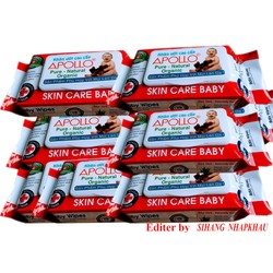 12 Gói Khăn Ướt Baby 80g000