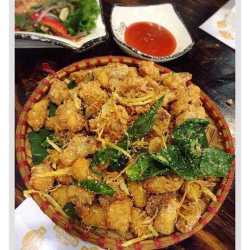 bột gà rang muối