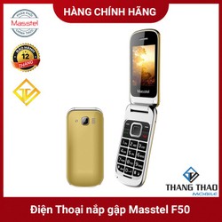 Điện Thoại Masstel F50 nắp gập sang trọng, phím to,cỡ chữ lớn – Hàng chính hãng – Masstel F50