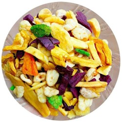combo 2kg trái cây sấy khô thập cẩm nguyên chất 100% không phẩm màu, hóa chất.Bảo đảm vệ sinh an toàn thực phẩm