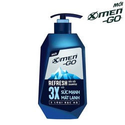 >> SO SÁNH GIÁ DẦU GỘI ZOOLEO | Shopee Lazada Sendo Tiki 32 Dầu gội trị gàu Xmen Go Refesh Shapoo 630gr - Tinh chất Bạc hà mát lạnh da đầu