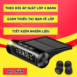 Cảm biến áp suất lốp Pin năng lượng mặt trời, Tặng thêm Đèn led cảnh báo mở cửa, Bảo hành 1 năm sử dụng – Labaha – CBA002