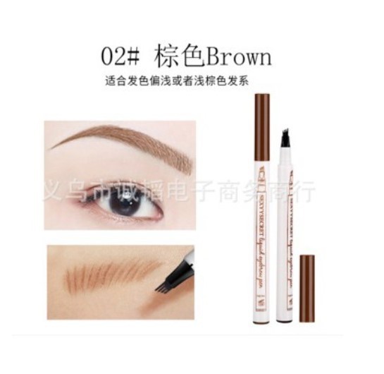 Bút Xăm Chân Mày 4D - Chì Kẻ Mày Phẩy Sợi