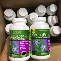 Viên uống bổ não Ginkgo Biloba 120mg 300 viên Mỹ, Chuẩn Air, có Bill