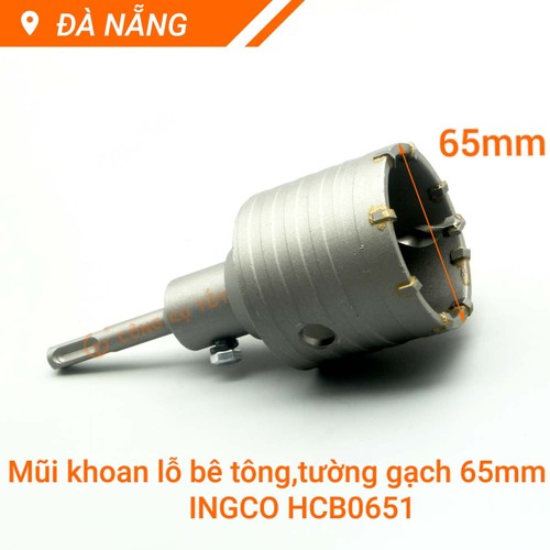 Mui khoan khoet lo be tong 65mm