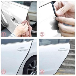 5m nẹp viền cửa cao su chữ u lõi thép chống va đập ô tô