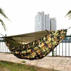 Võng Dù Xếp Đa Năng Màu Rằn Ri Có Mùng