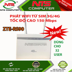 BỘ PHÁT WIFI Từ Sim 3G-4G RS900 LTE 300MB HỖ TRỢ CỔNG LAN-32 MÁY