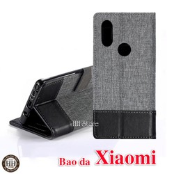 Bao da Xiaomi Redmi Note 7, Mi 8 Lite, Mi 9, Pocophone F1 gập giá đỡ