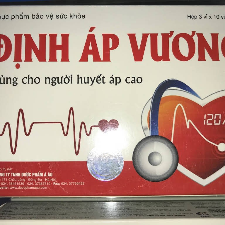 Hình ảnh Định Áp Vương - Cho Người Huyết Áp Cao