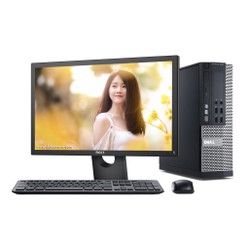 Bộ máy tính để bàn tốc độ cao Dell OPTIPLEX 790 Sff, E03SM20, CPU Core i5-2400, Ram 4GB, SSD 128GB, DVD, Màn hình Dell 20 Monitor E2016H 19.5 inch, DisplayPort, hàng nhập khẩu, bảo hành 24 tháng, tặng USB Wifi, Chuột, Phím.