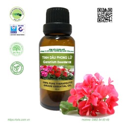Tinh dầu phong lữ Milaganics Geranium Essential Oil 30ml